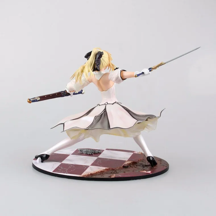 Аниме фигурки 21 см Fate Stay Night Saber кукла "Лили" Меч победы ПВХ Aciton фигурка модель игрушки коллекционные игрушки Brinquedos