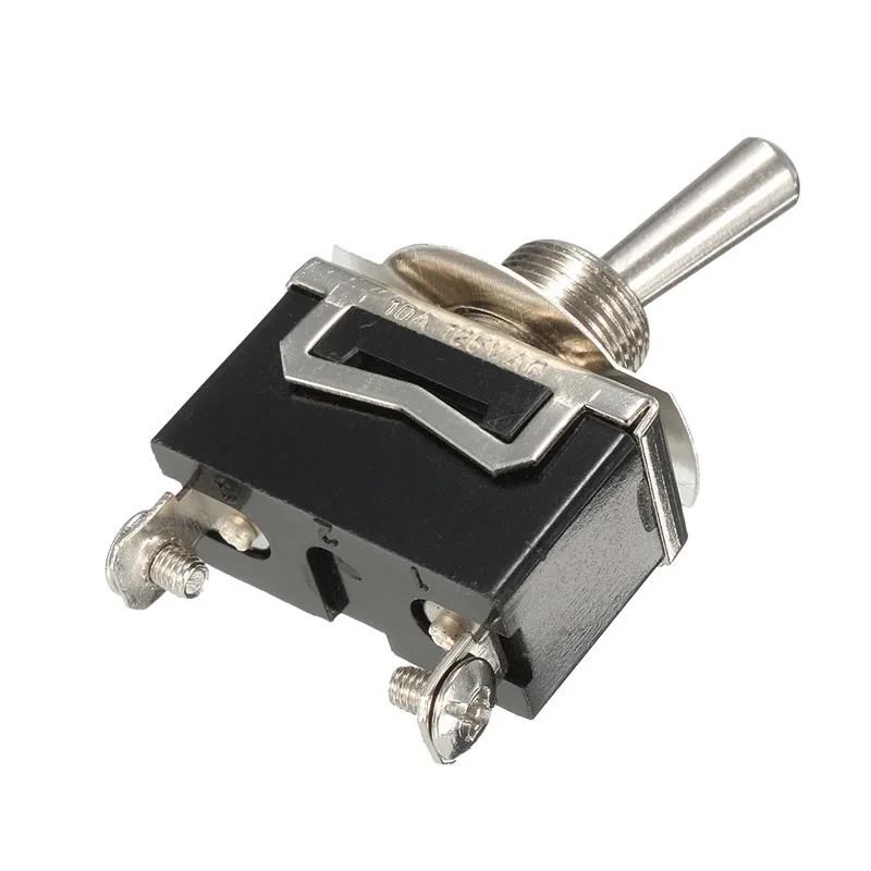 1 шт 12 V-24 V тяжелый вкл/выкл мини небольшой 2-контактный рычажный выключатель SPST Миниатюрный с Водонепроницаемый крышка кулисный переключатель
