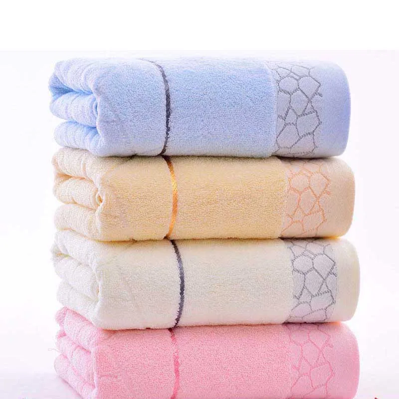 140x70cm Bath Towel Cotton towel 6 Colors Avaliable Cotton Fiber Natural Eco-friendly Embroidered Bath Towel