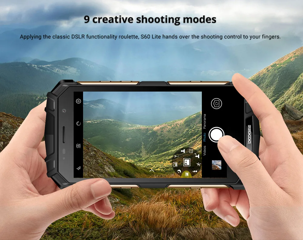 DOOGEE S60 Lite IP68 водонепроницаемый сотовый телефон 5," 4 Гб ОЗУ 32 Гб ПЗУ MTK6750T Восьмиядерный Android 7,0 беспроводной зарядки смартфонов