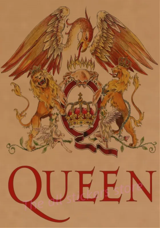 Рок группы queen Ретро плакат крафт бумага обои для дома комнаты Декор Рисунок