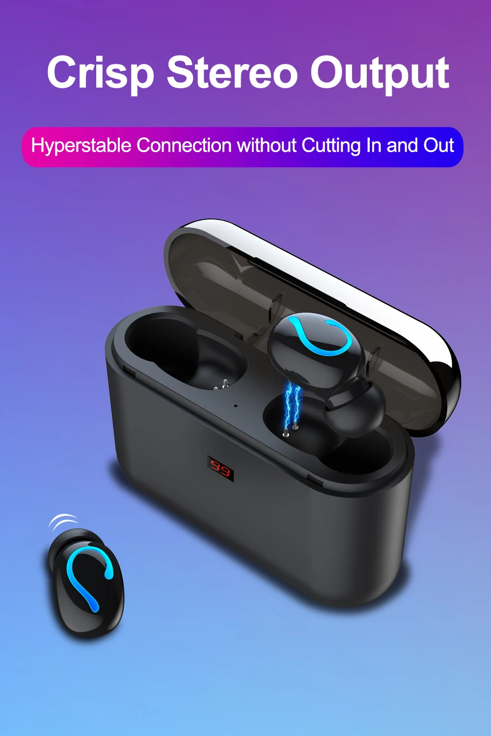 Bluetooth 5,0 TWS Blutooth наушники, беспроводные наушники для телефона, свободные руки, спортивные наушники, беспроводные стерео наушники, HBQ-32