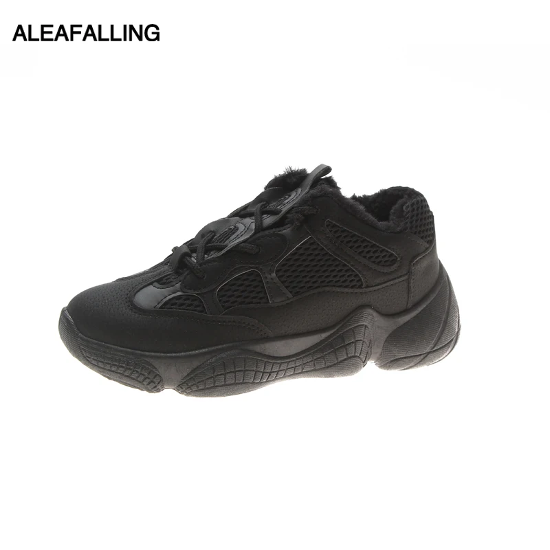 Aleafalling/женские зимние ботинки на шнуровке милая дышащая обувь уличные кроссовки