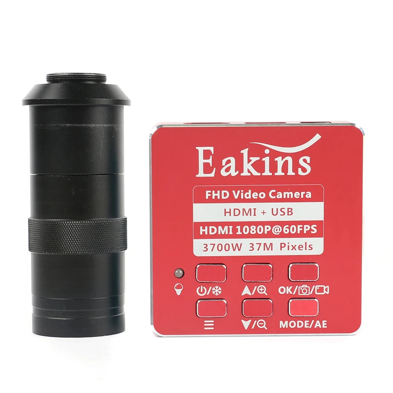 Новые наборы микроскопов 37MP 1080P 60F/S HDMI видео микроскоп камера 130X Объектив 56 светодиодный светильник для ремонта материнской платы телефона