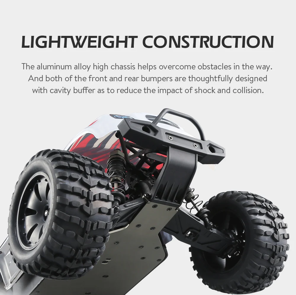 JJRC Q48 1/10 2,4 ГГц бесщеточный грузовик большая ножка внедорожный альпинистский автомобиль 70 км/ч 15 минут время гонок водонепроницаемый монстр грузовик