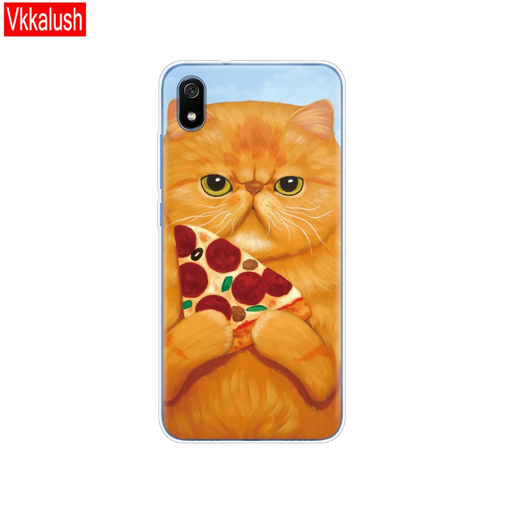 80027 Силиконовый чехол для Xiaomi Redmi 7a, чехол s, полная защита, мягкая задняя крышка из ТПУ для Redmi 7 A, чехол-бампер для телефона - Цвет: 80027