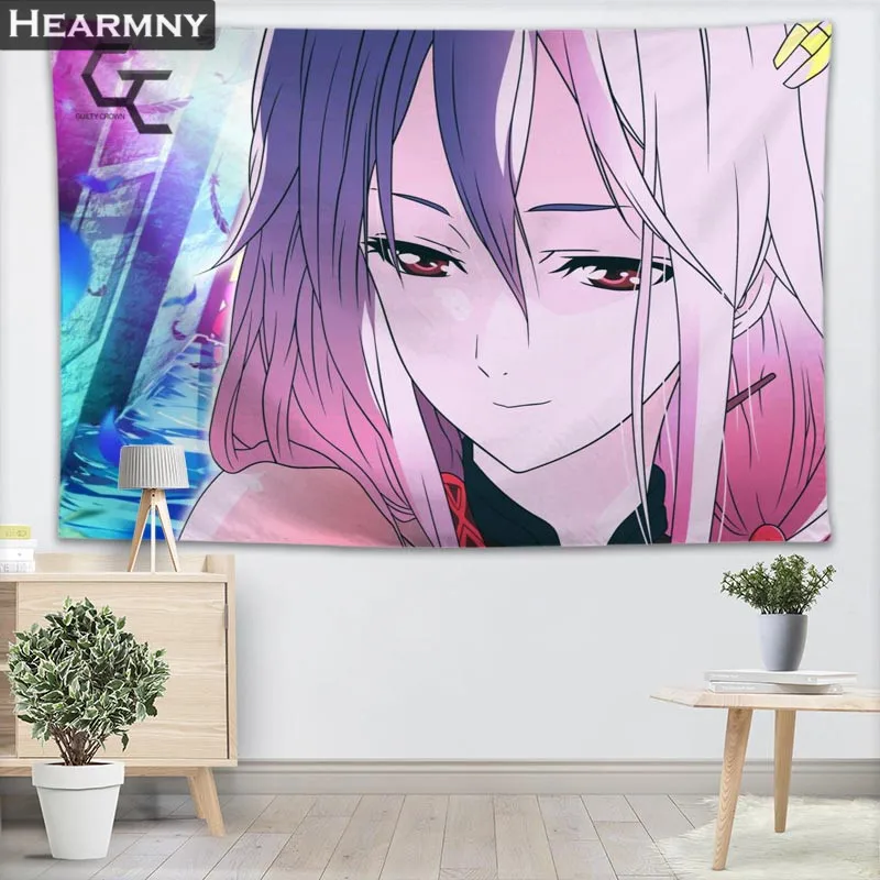 Пользовательские Guilty Crown настенные гобелены домашние украшения Аниме гобелен