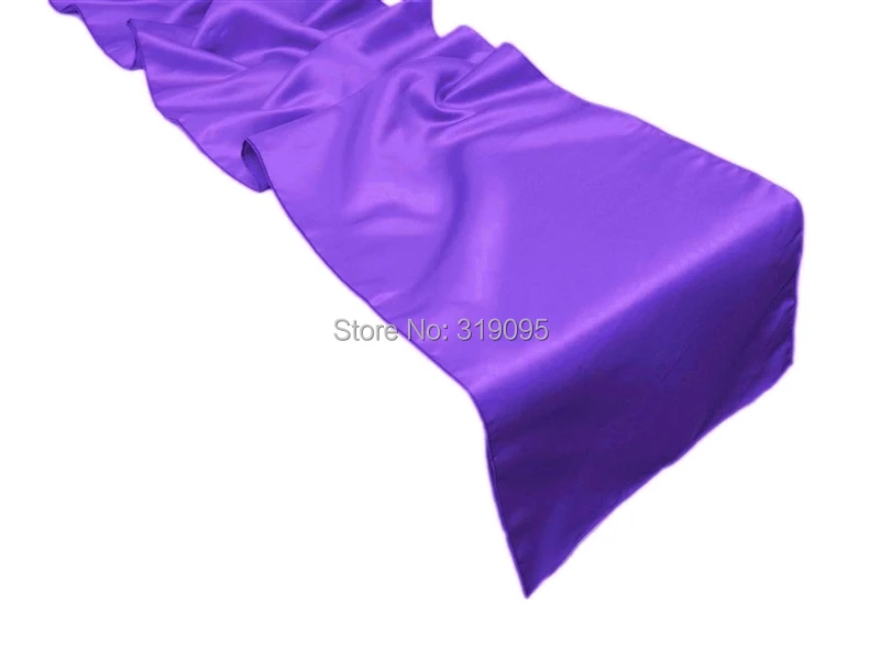 10 шт. Высокое качество атласная настольная дорожка для свадеб украшения событий