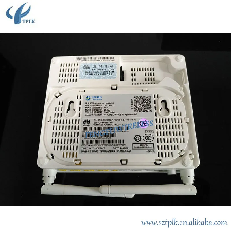 Оригинальный Хуа Вэй HS8545M с английским прошивки Wi Fi Ont ОНУ 1GE + 3FE 1POT 1USB WiFi GPON onu модем