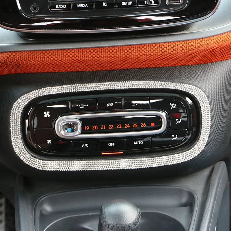 3D персонализированные наклейки для вспышки воздуха Mercedes Новые смарт 453 Fortwo Forfour