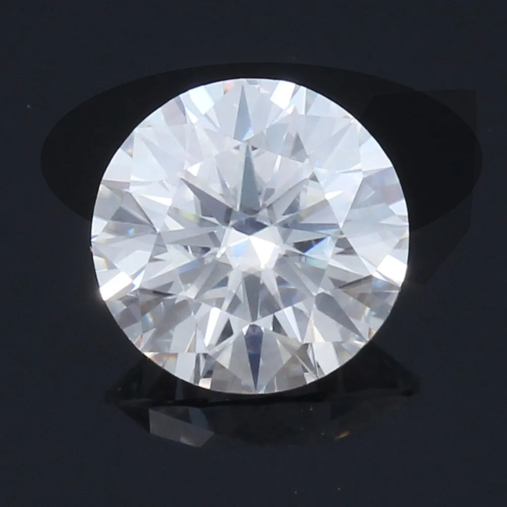 Драгоценные камни Transgems 1 шт. 5 мм F цвет моиссанит камень аналог алмаза вес 0 6ct