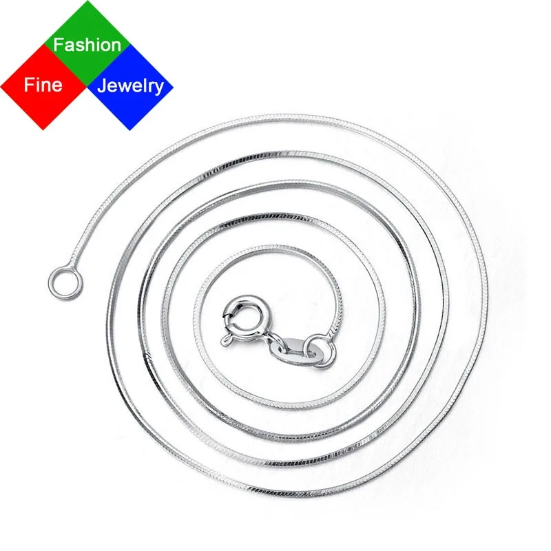 Ожерелье-змейка из серебра 925 пробы с красными деревьями 16/18 дюйма | Украшения и