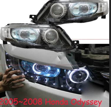 Model1 Автомобильный Стайлинг для Honda Odyssey фары 2005~ 2008y автомобильные аксессуары hid xenon противотуманные светодиодный DRL для odyssey фары - Цвет: Model1