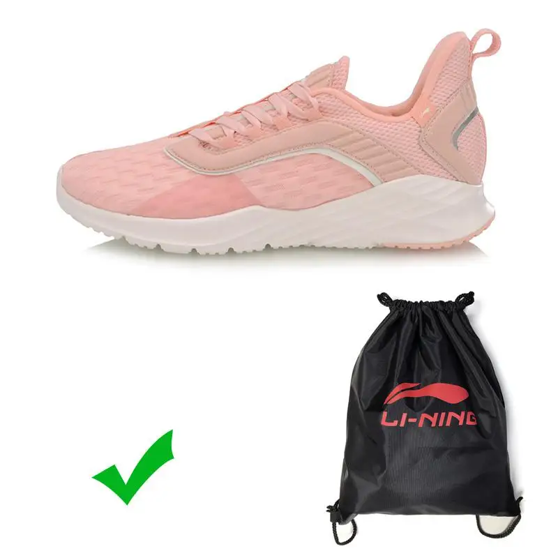 Li-Ning Для женщин CRAZY RUN удобные кроссовки для бега светильник с удобной подкладкой гибкие спортивная обувь кроссовки ARHP022 SJFM19 - Цвет: ARHP022-3H