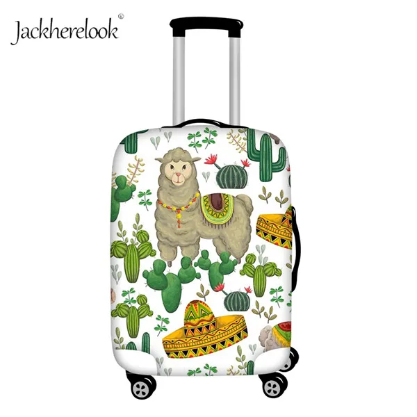 Jackherelook милые Альпака ламы принт Чемодан Защитные чехлы для 18-30 дюймов тележка чехол для путешествий, костюм чехол пылезащитный чехол Райан - Цвет: HXA62