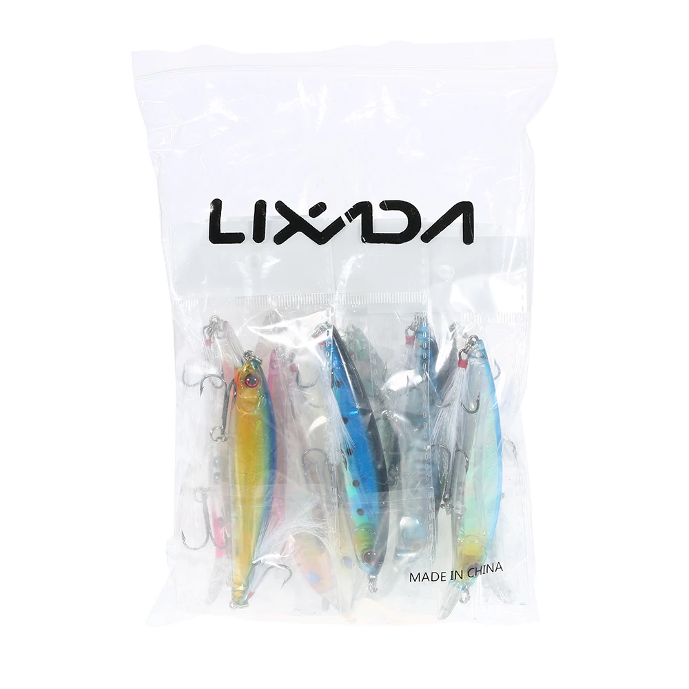 Lixada 10 шт. рыболовные приманки в виде гольяна для дайвинга 13 6 г 110 мм искусственная