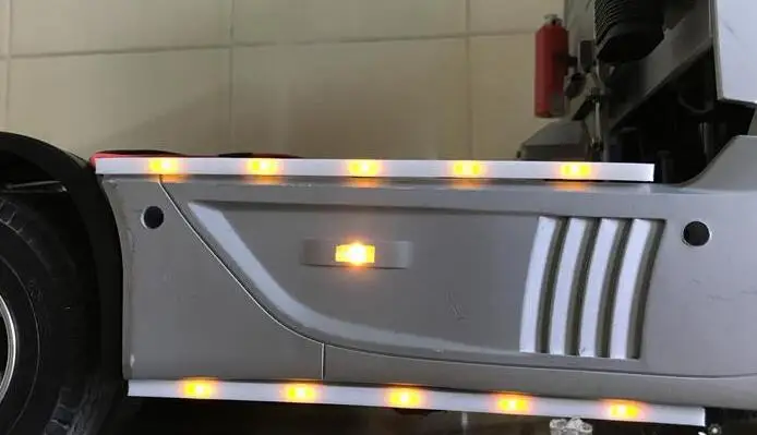 1/14 масштаб Tamiya LESU гидравлический самосвал Автомобильный сканер BENZ KING VOLVO MAN TGX