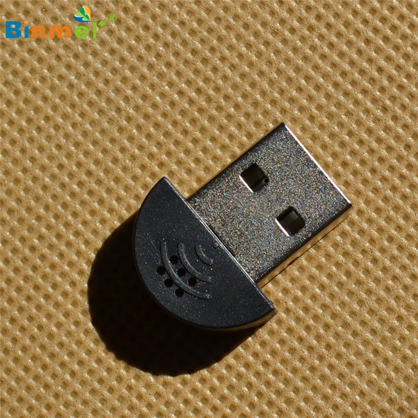 Binmer Super Mini USB 2 0 микрофонный аудио адаптер Driver Free для MSN Skype Video PC Notebook AU4 Прямая