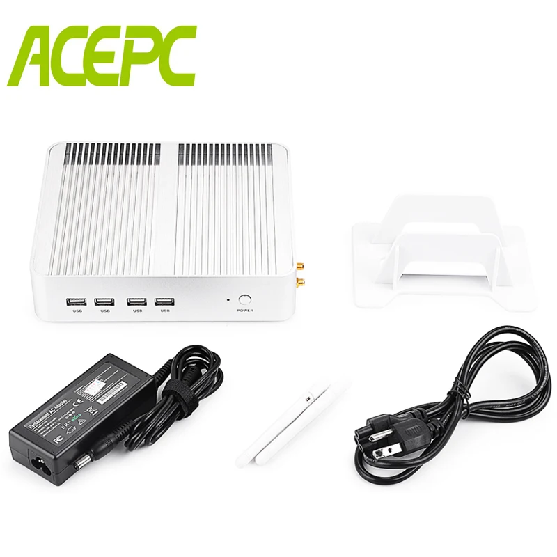 ACEPC мини-ПК Intel Core i5 7200u i3 7100u 7th Gen Kaby Lake Windows 10 безвентиляторный мини-ПК 4K HTPC minipc Nuc HD graphics 620 wifi