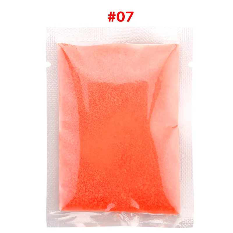 7 Red orange 2 упак./лот 10 Цвета DIY граффити Краски флуоресцентный супер ярко светится в темноте частицы песка свечение пигмента#85080 - Цвет: 7 Red orange
