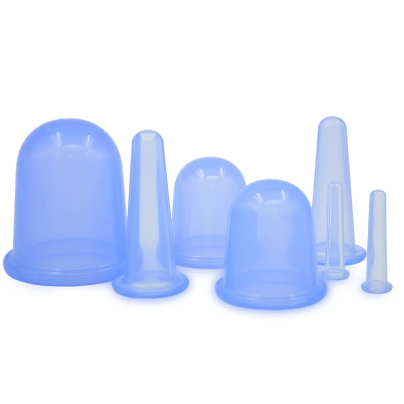 

7pcs/set Premium Full Body Silicone Cupping Set Chinese Therapy Anti Cellulite Medical Vacuum Silicone Massager Cups Health Care