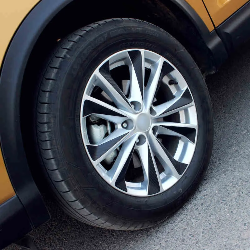 Новые наклейки втулки колеса из углеродного волокна украшения подходят для qashqai