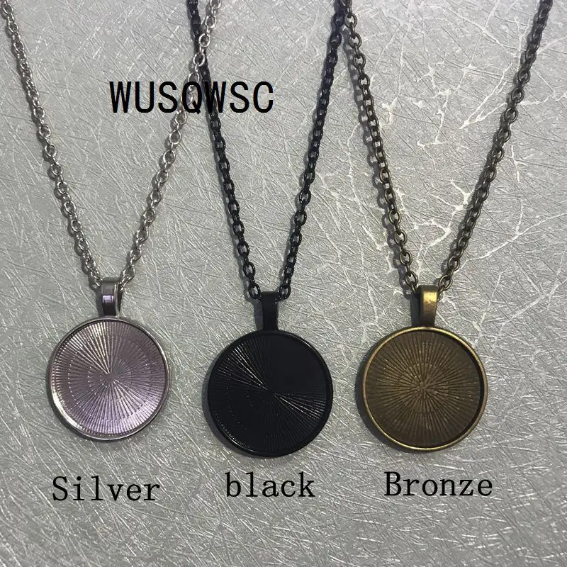 WUSQWSC новый дизайн классическое аниме ожерелье стеклянный купол 3 цвета цепи