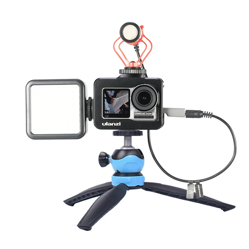Чехол Ulanzi OA 1 Vlogging для Dji Osmo Action Vlog чехол с холодной обувью микрофона настольного