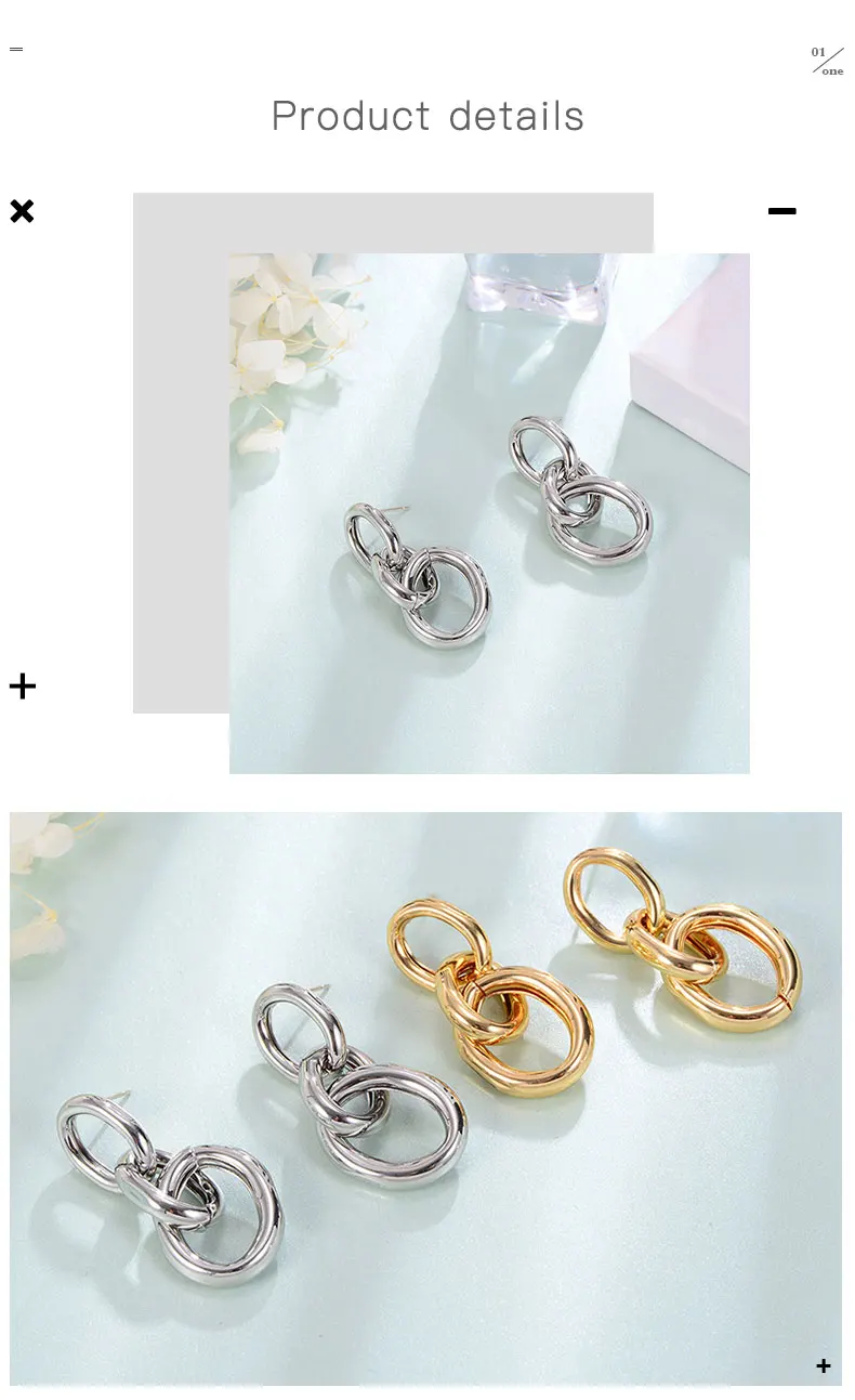 Shineland Висячие серьги для женщин и девочек, трендовые геометрические аксессуары ручной работы, женские металлические ювелирные изделия
