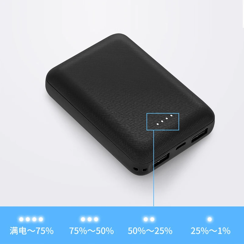 Портативное зарядное устройство 10000 мАч с двумя USB портами 5 В 2 А мАч|Внешние