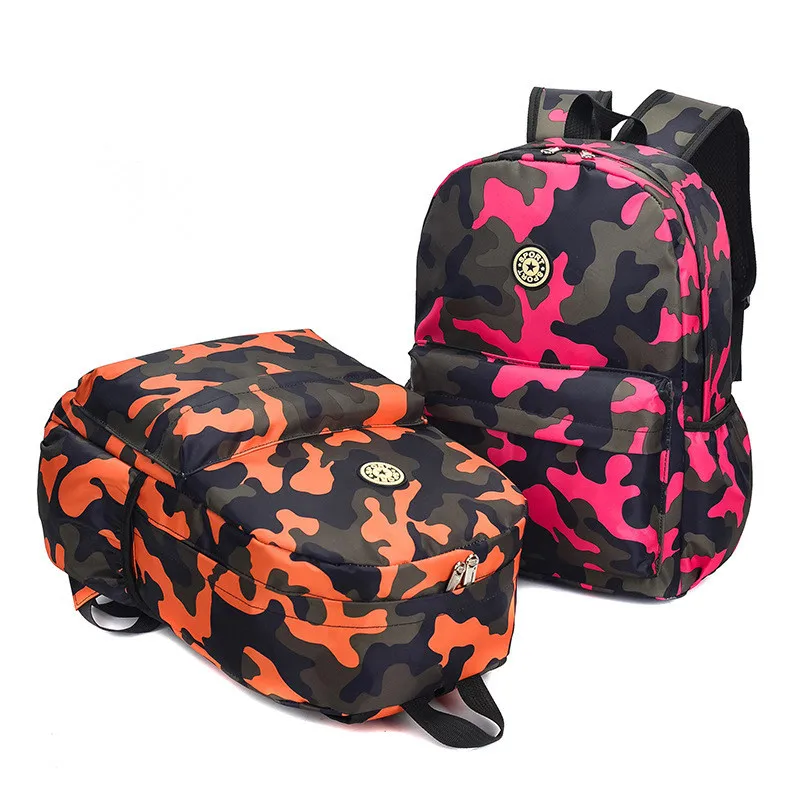 Hot Sale Camouflage Child Backpacks Kindergarten Bags School Students Cute Printing Oxford Rucksack Kids Bag School Bags 2 sizes