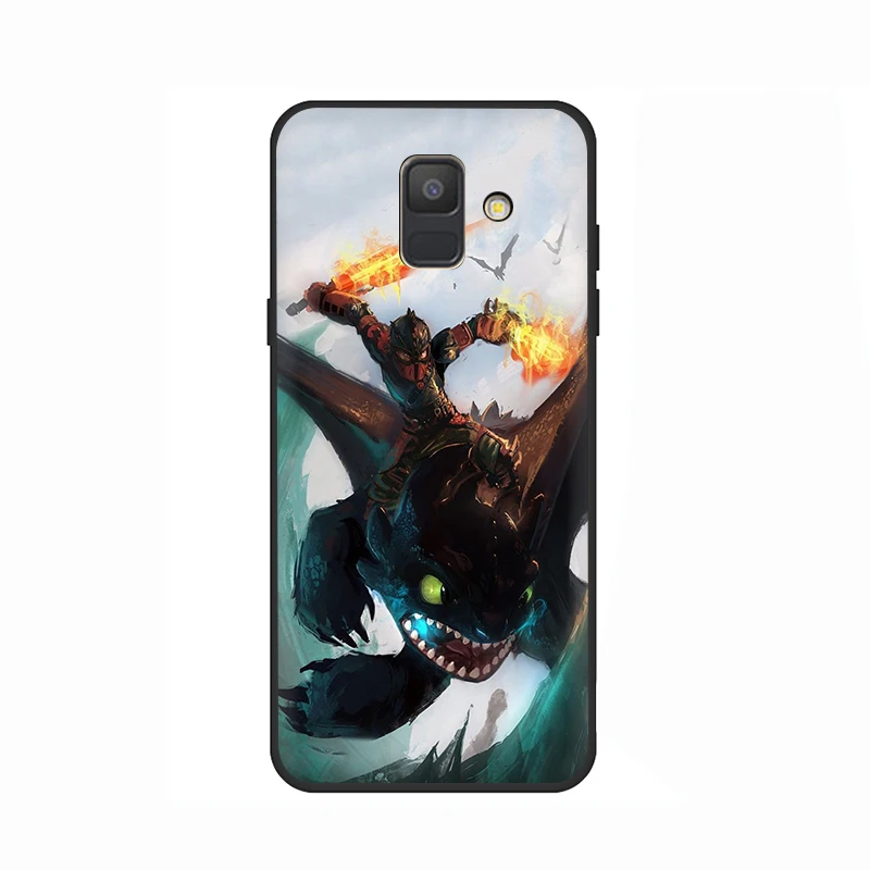 B9 Дракон Беззубик мягкий чехол для мобильного телефона чехол для samsung Galaxy A6 7 8 9 A10 30 40 50 70 J6 - Цвет: B9