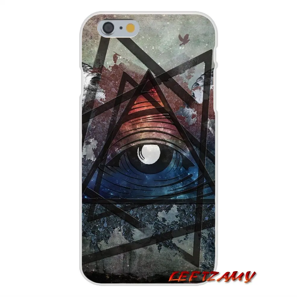 For Xiaomi Redmi Note 6A MI8 Pro S2 A2 Lite Se MIx Max 2 3 F1 Oneplus 6T pyramid eye symbol illuminati Silicone Case Cover | Мобильные