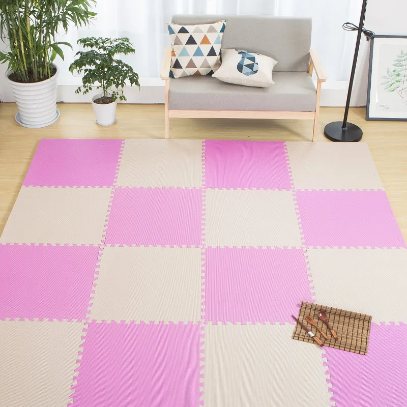 

baby EVA Foam Play Puzzle Mat for kids Interlocking Exercise Tiles Floor Rug carpet 60x60cmx20mm