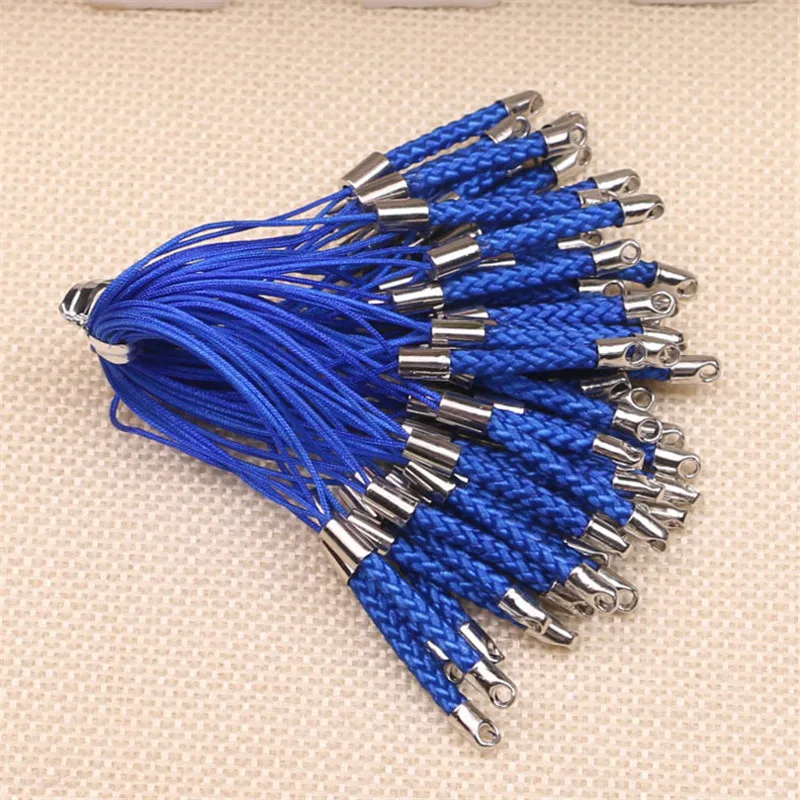 100 шт./лот ремешок для шнурка сотового телефона петли мобильные ремешки