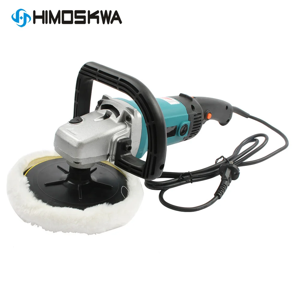 

HIMOSKWA Car Polisher 1200W Variable Speed 500-3300rpm Car Paint Care Tool Polishing Machine 220V polishing machine