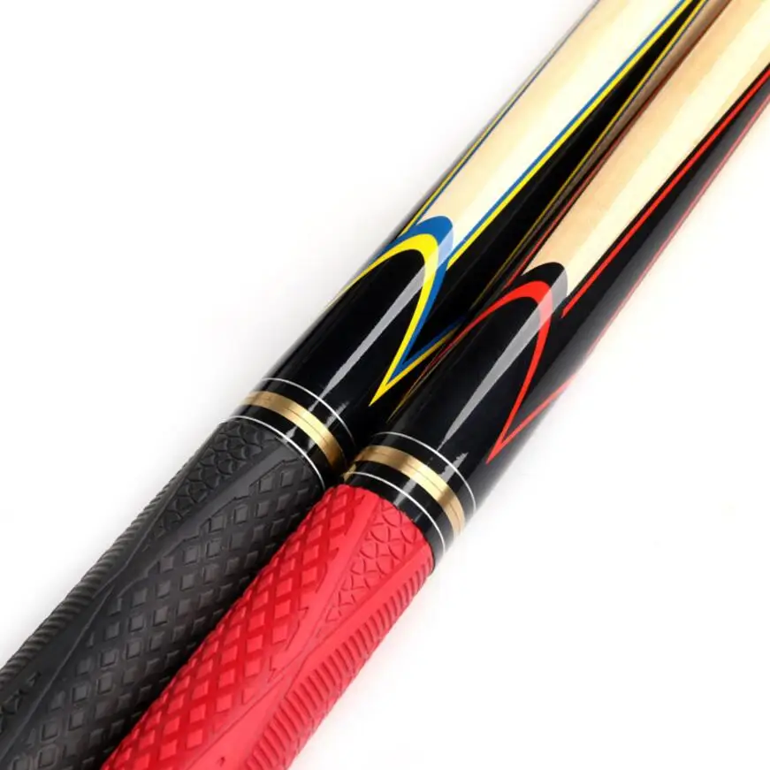 Кленовый вал Cuppa ручной работы 3/4 Snooker Cue 9 8 мм наконечник s чехол с черной Красной