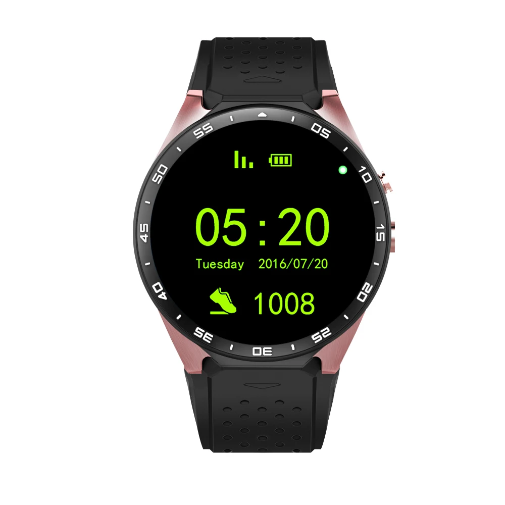 KW88 smart watch Android 5.1 OS 1.39 inch Amoled Screen 3G wifi Smartwatch Phone MTK6580 GPS Gravity Sensor Pedometer | Электроника