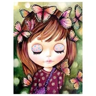 YI яркая квадратнаякруглая дрель DIY Алмазная картина 