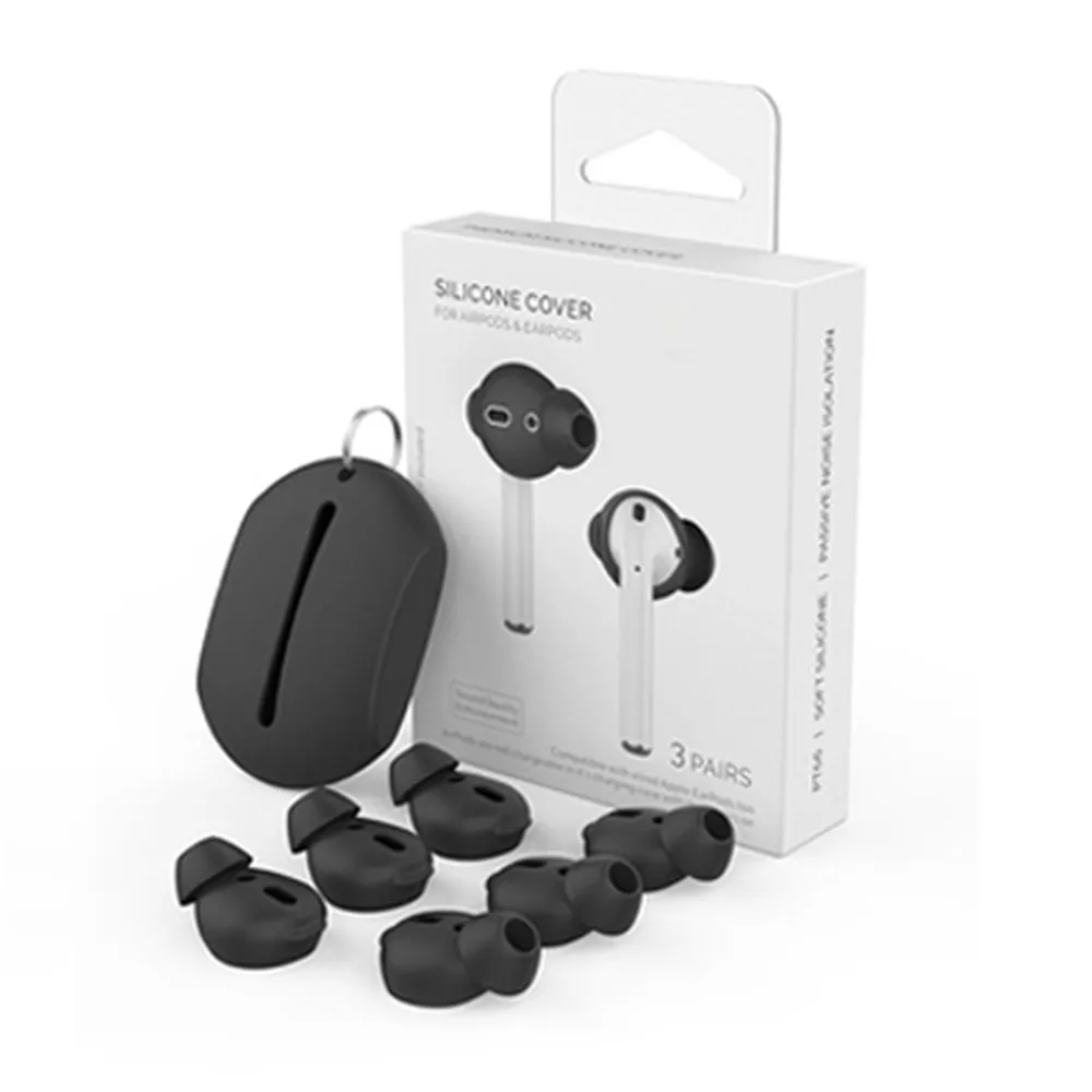 Для Apple AirPods 3 пары силиконовый чехол для наушников чехол+ чехол для хранения для huawei FreeBuds2/Honor FlyPods шумоизоляционные наконечники