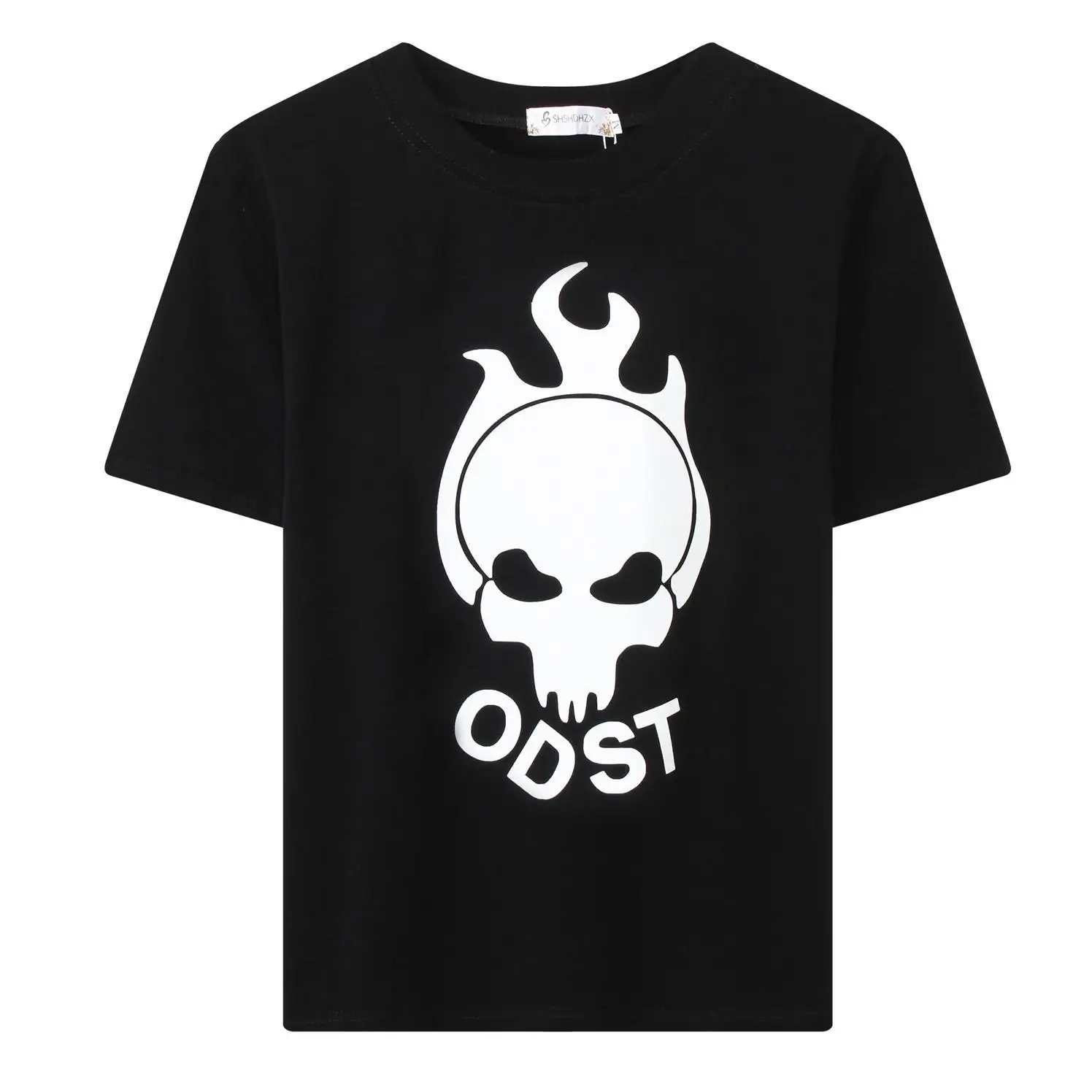 Casual summer round neck T-shirt fashion game Halo UNSC men and women T shirt letter printing loose short-sleeved cotton Tops | Женская