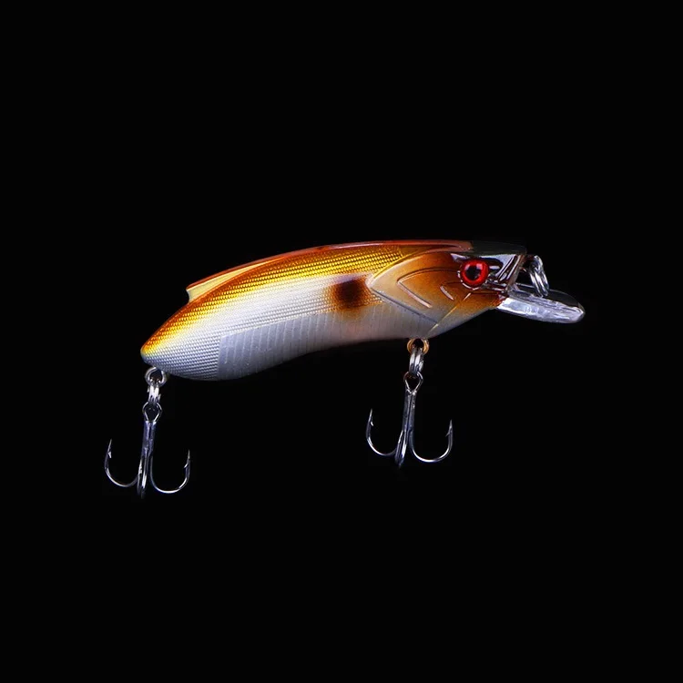 Новый 80 мм 16 г Minnow для речной рыбалки приманки мини форели маленький гамбургер