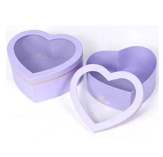 2 шт. прозрачная подарочная коробка в форме сердца|Подарочные сумки и упаковка| |