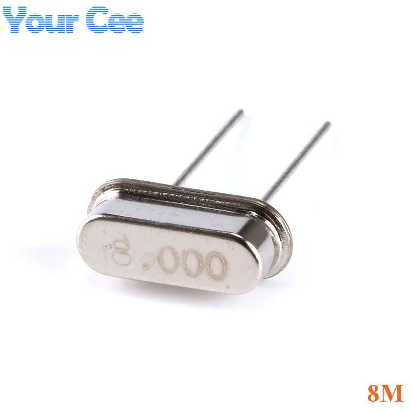 

100 pcs HC-49S Passive Quartz Resonator Crystal Oscillator 8.000MHz 8.000M 8MHZ 8M Hz 8M NEW