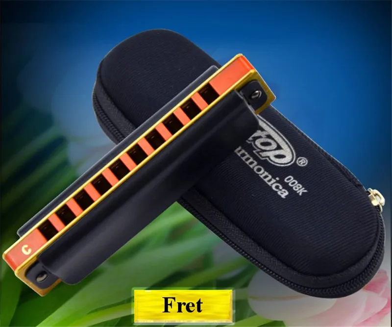 Горячая Easttop T008K 10 отверстий Блюз губная гармоника A B C D E F G для игрушки на радиоуправлении, модели
