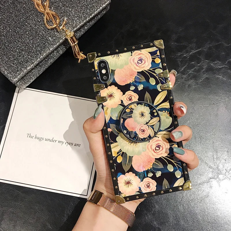 Для Samsung S8 S9 S10 J4/6 Plus S10e Note9/8 роскошный мягкий чехол с милым цветком розы для A10 A20 A30