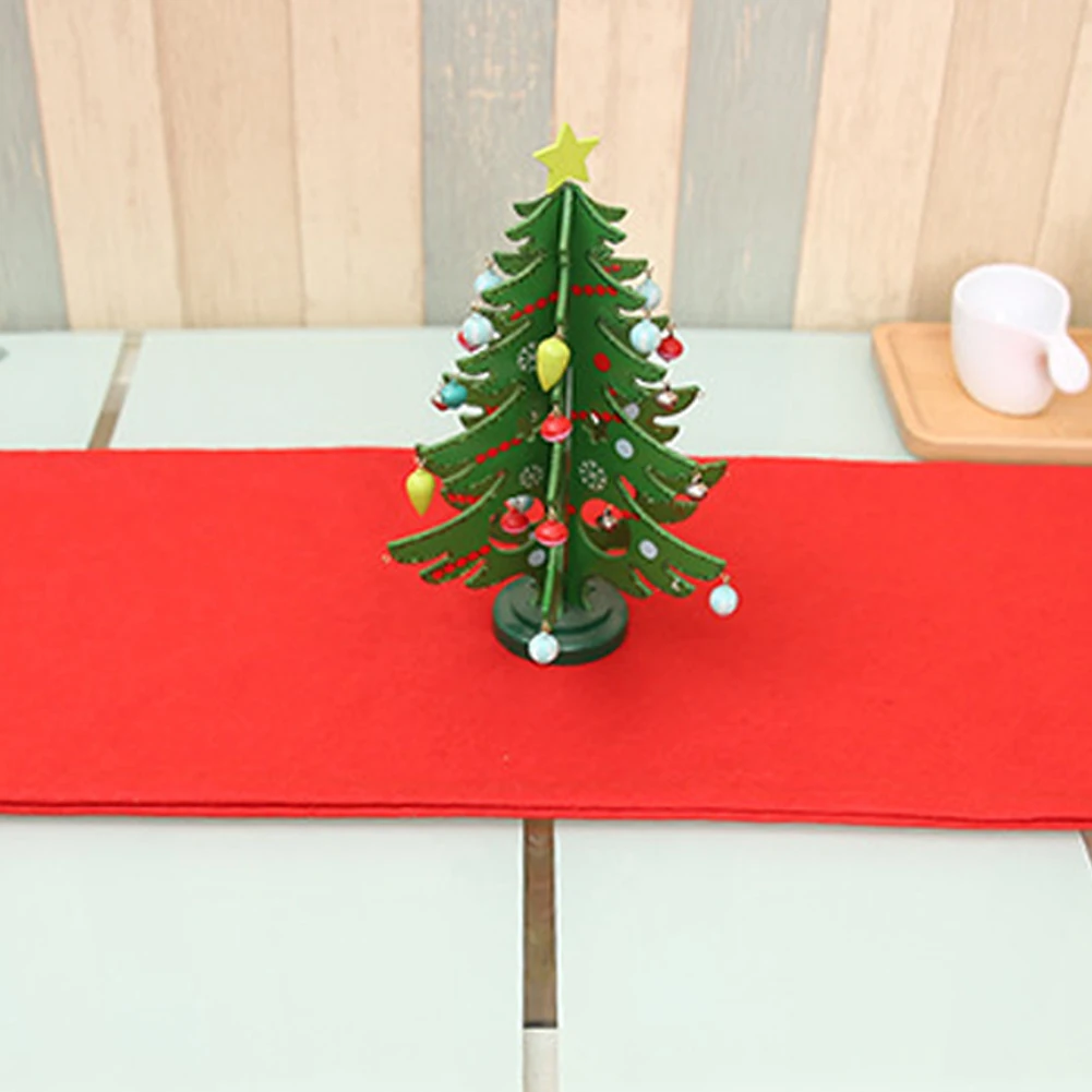 Christmas Non-woven Fabrics Tablecloth Table Runner Elegance Chair Yarn Party Wedding Decor Runners | Дом и сад