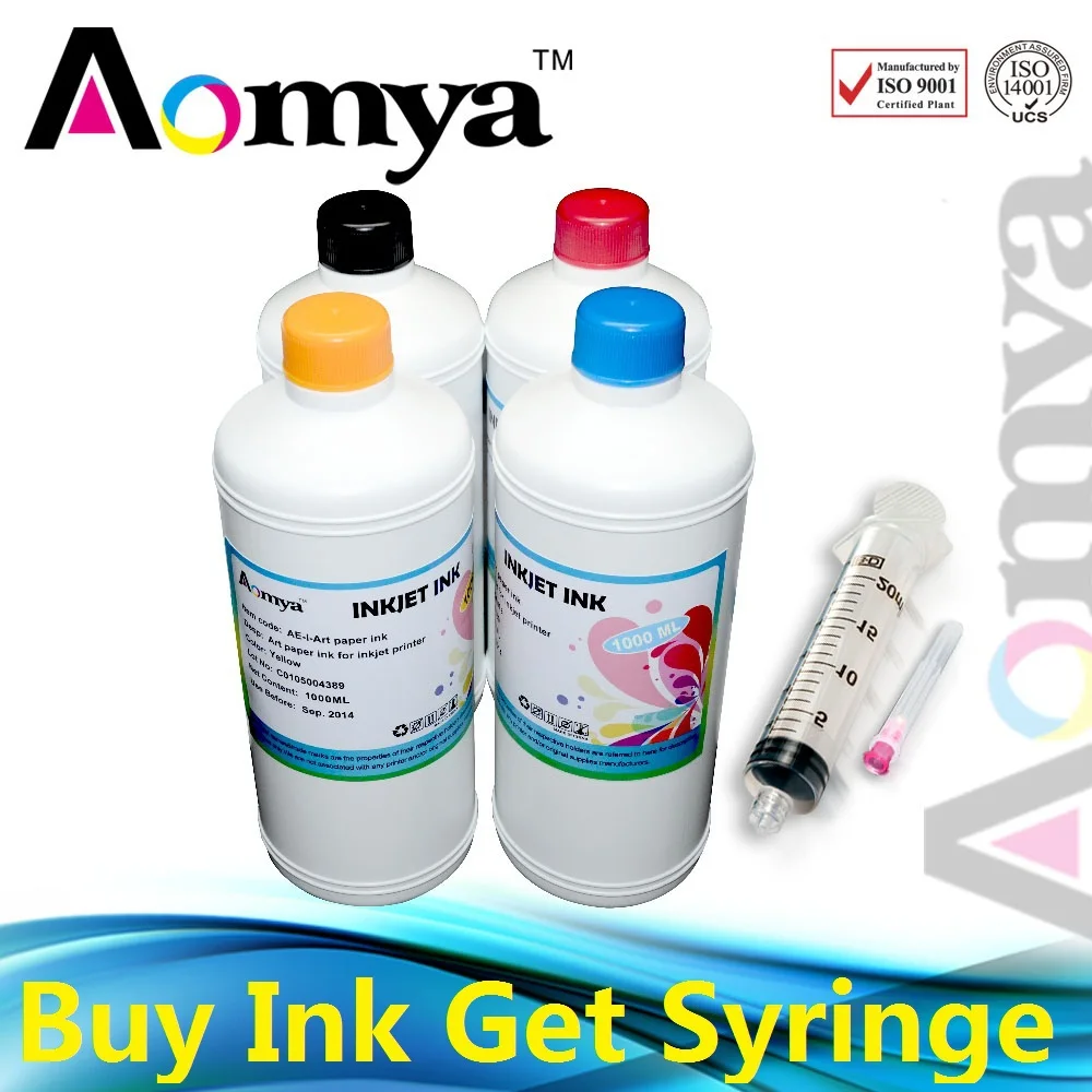 Чернила Aomya Для художественной бумаги без нагрева подходят для Epson Stylus Photo