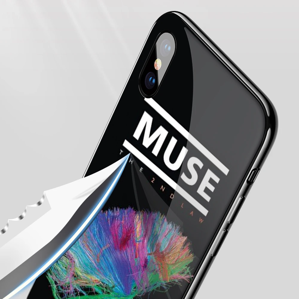 Чехол Lavaza MUSE из закаленного стекла ТПУ для iPhone 6 6S 7 8 Plus 5 5S SE XR X XS 11 Pro MAX