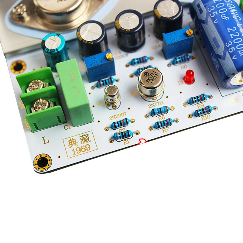 Hifi JLH 1969 усилитель аудио класса А усилитель мощности плата MOT 2N3055 собранный и diy комплект доска
